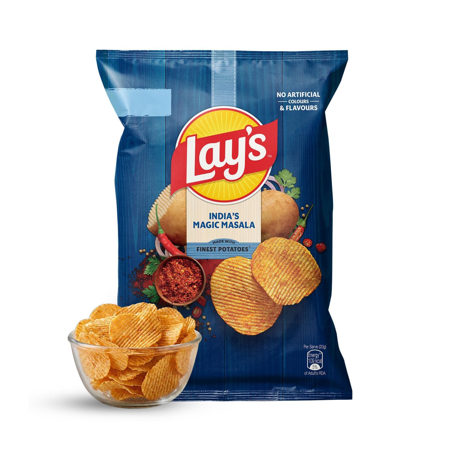 Lay's India's Magic Masala Potato Chips 58g
