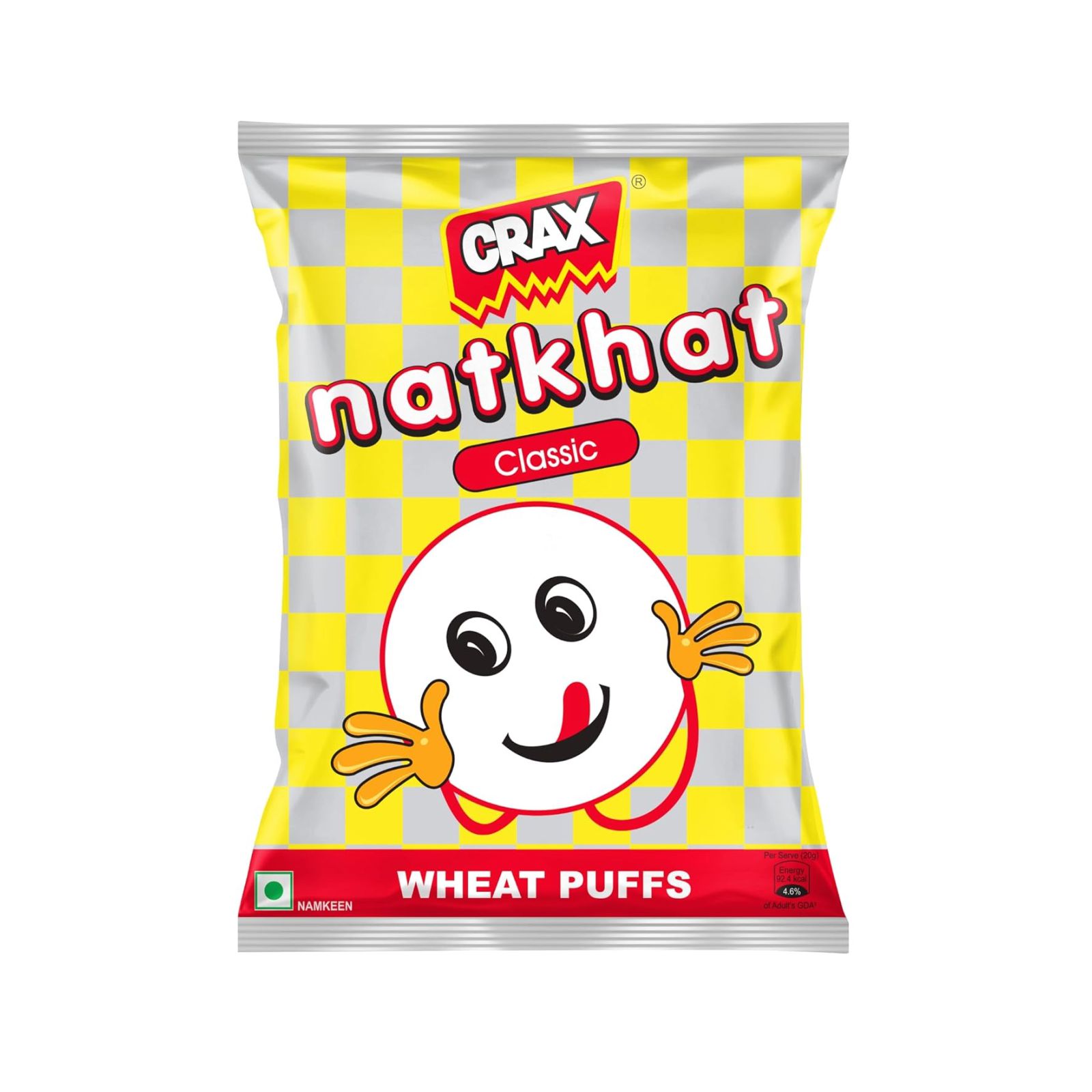 Crax Natkhat Classic Wheat Puffs Snacks 88g